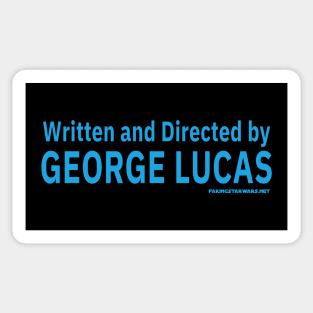 Written and Directed by GEORGE LUCAS Sticker